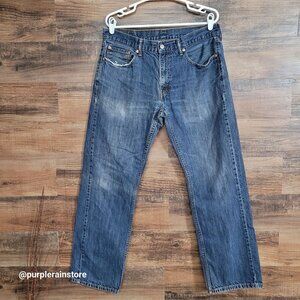 Vtg Levi's Jeans 34x32 Relaxed Straight 559 Medium Dark Wash Western Y2K